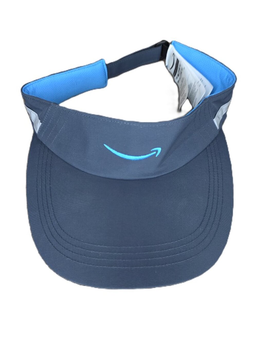 Amazon Employee Sun Visor Hat Cap Men Women Unisex OS Logo Navy Blue Adjustable